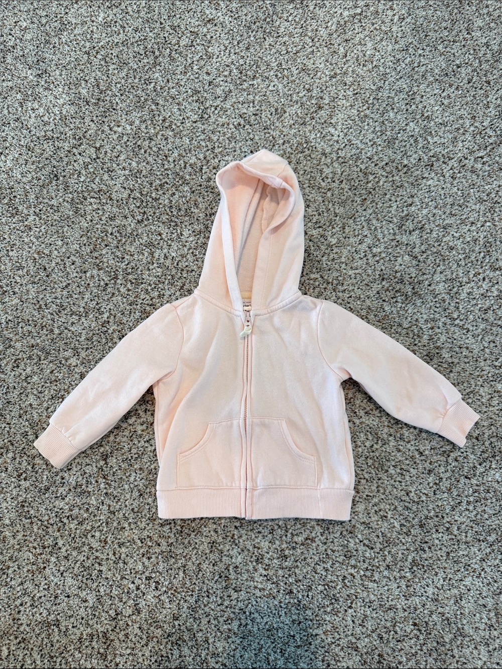 Carter's Light Pink Toddler Zip Hoodie